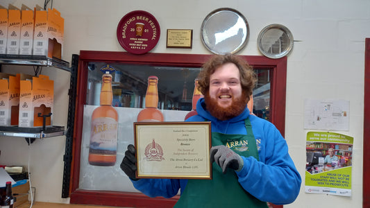 Finally after 20 years the oldest joke at Arran Brewery can be put to rest….