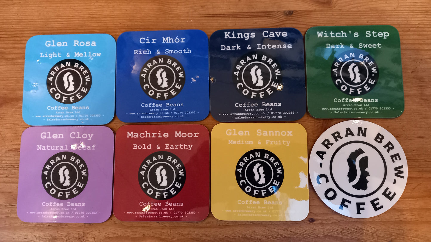 Arran Brew Coffee - Coaster Set of 8