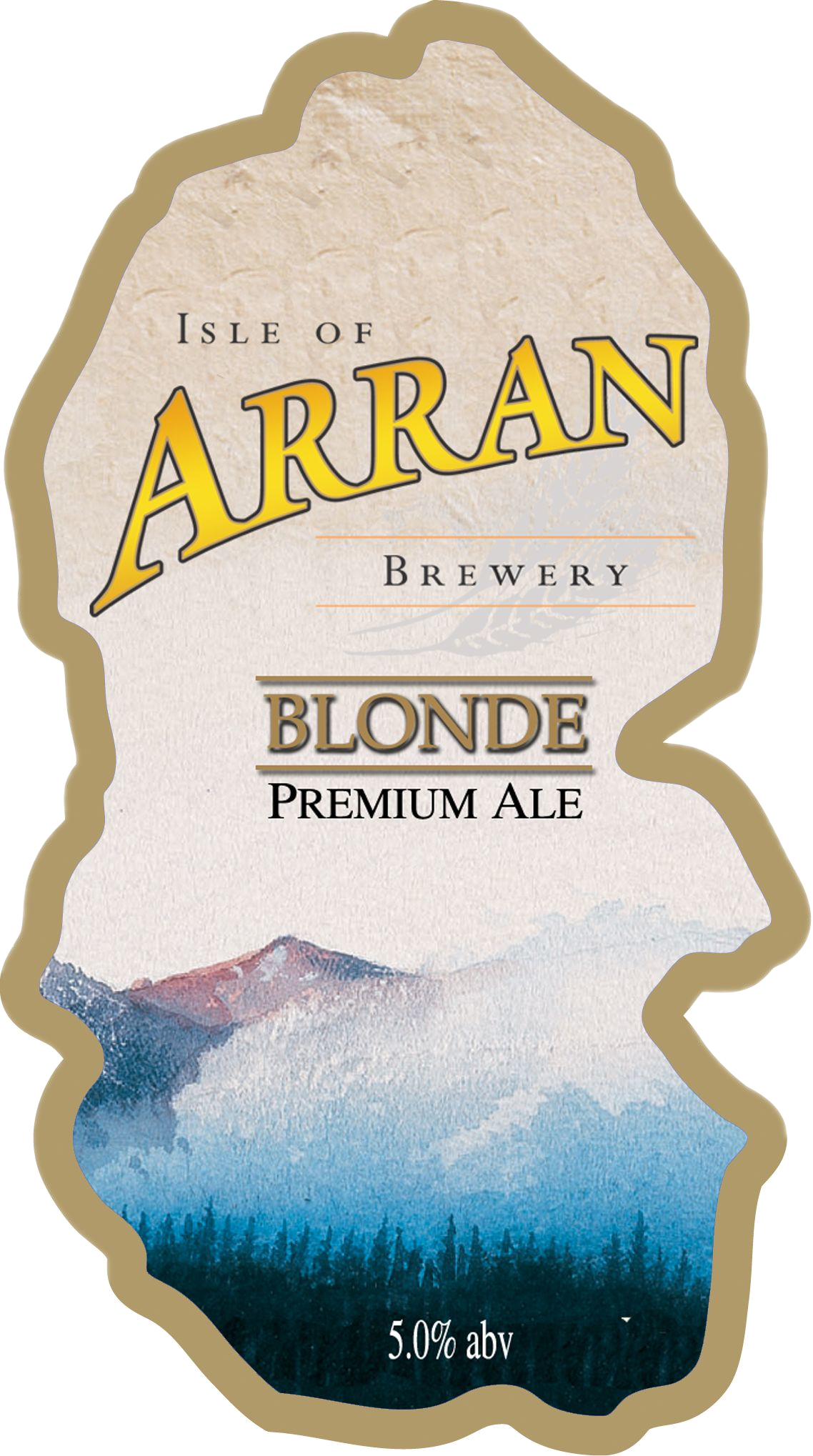 Arran Blonde 5.0% ABV - 12 x 500ml Bottles