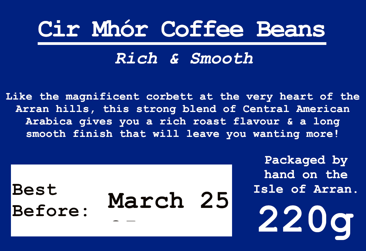 Arran Brew Coffee - Cir Mhór 220g