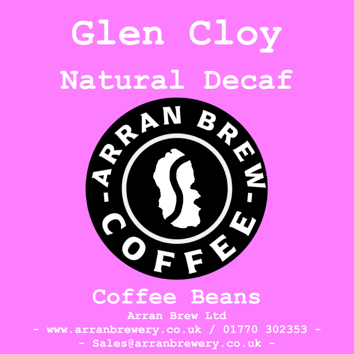 Arran Brew Coffee - Glen Cloy 220g