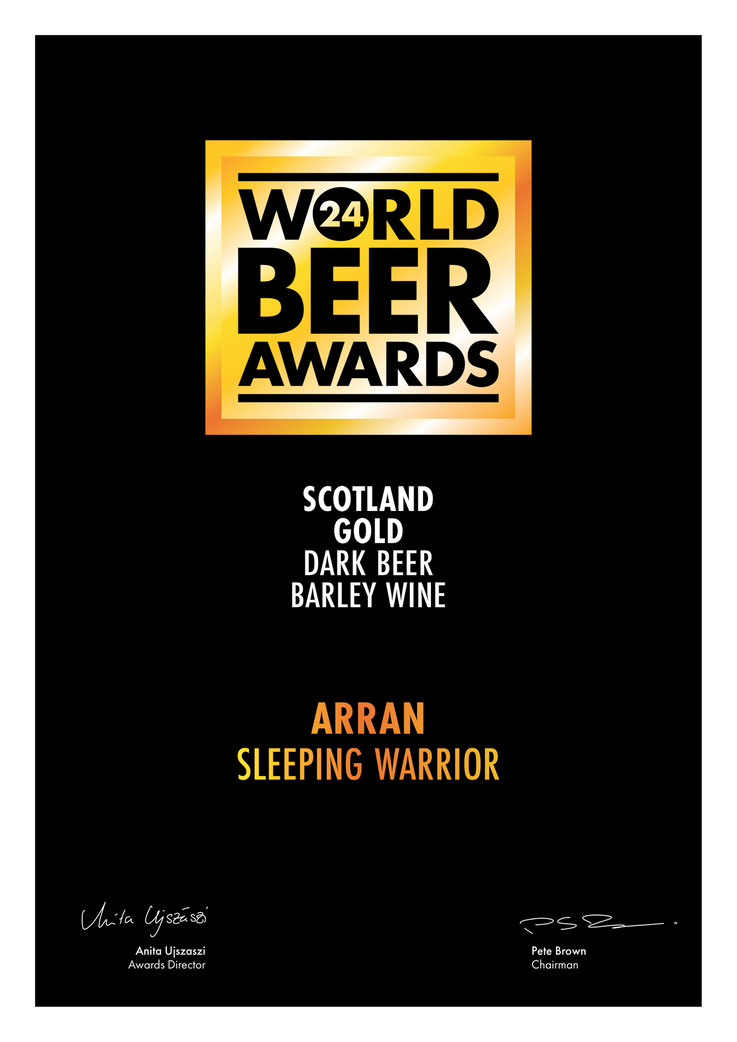 Sleeping Warrior 8.3% ABV 12 x 330ml Bottles