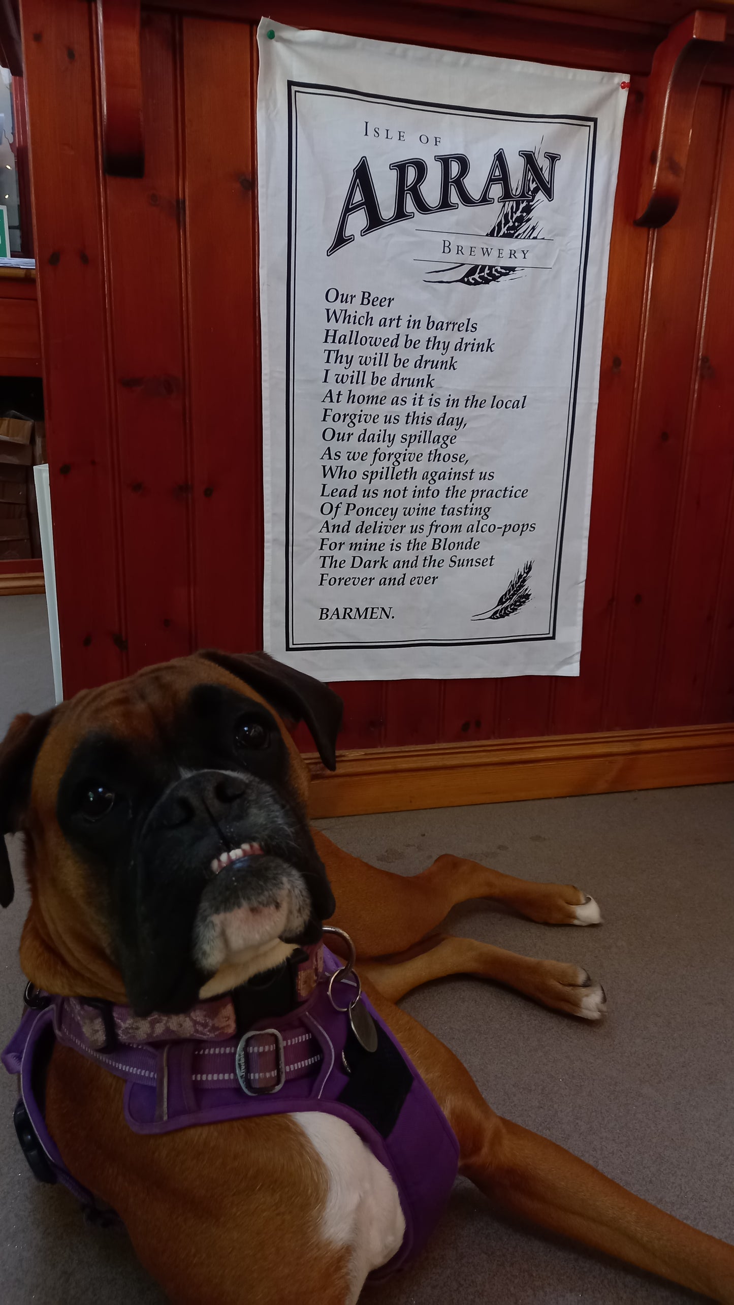 Barman's Prayer - Tea Towel