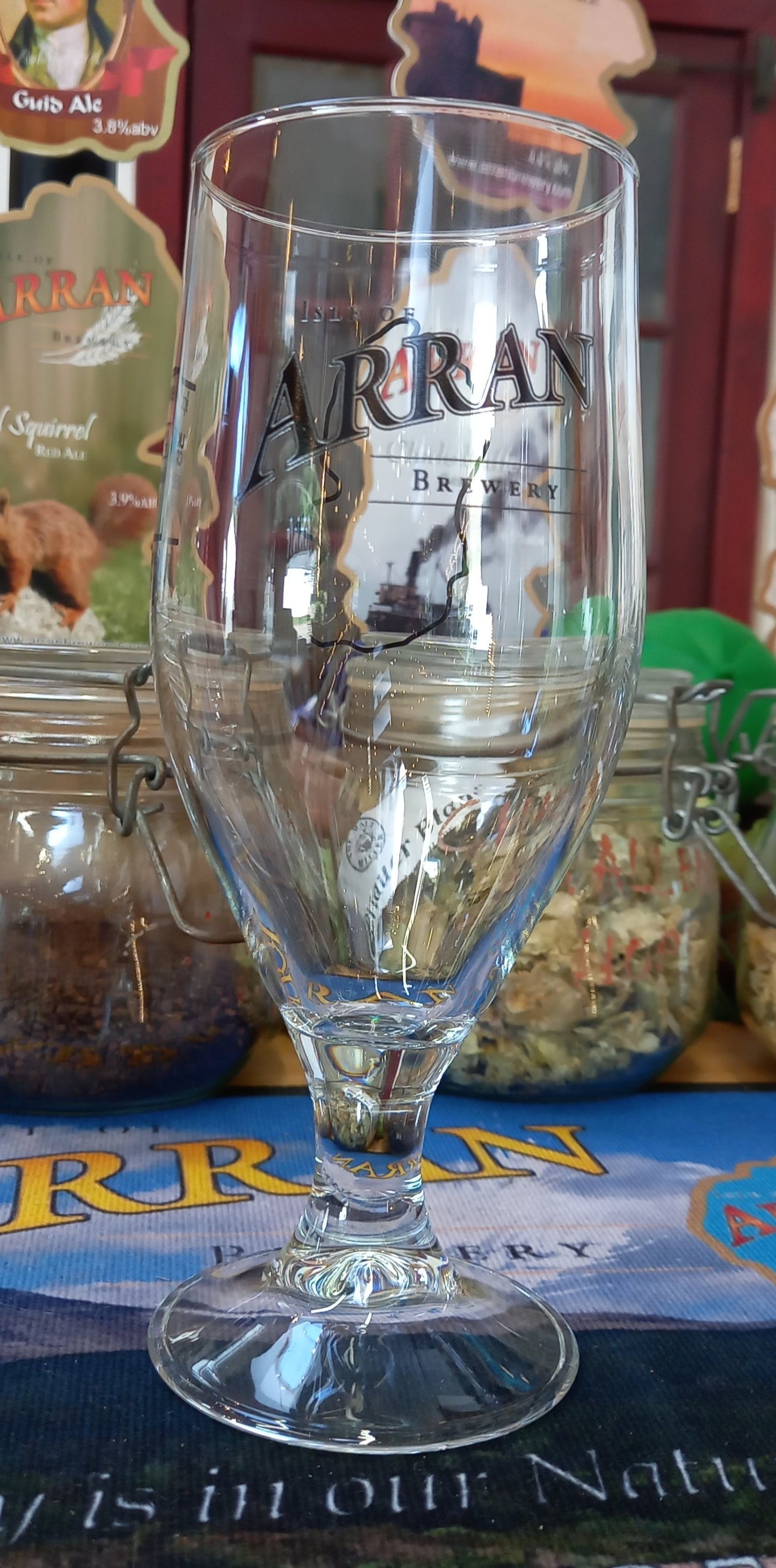 Arran Brewery Tulip Glass - 2/3 Pint
