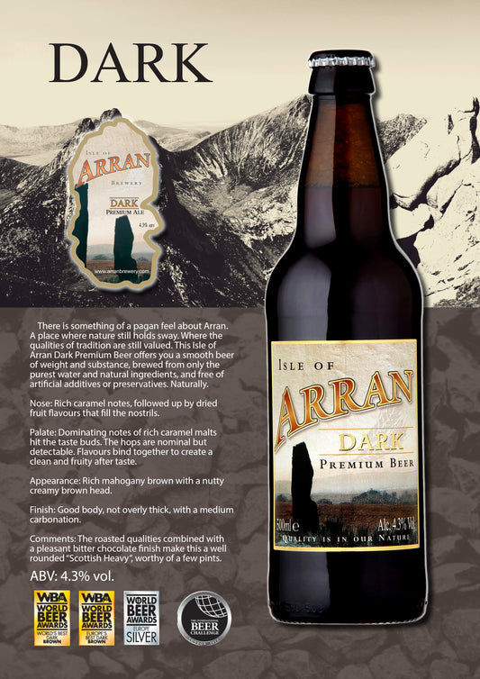 Dark 4.3% ABV 12 x 500ml Bottles